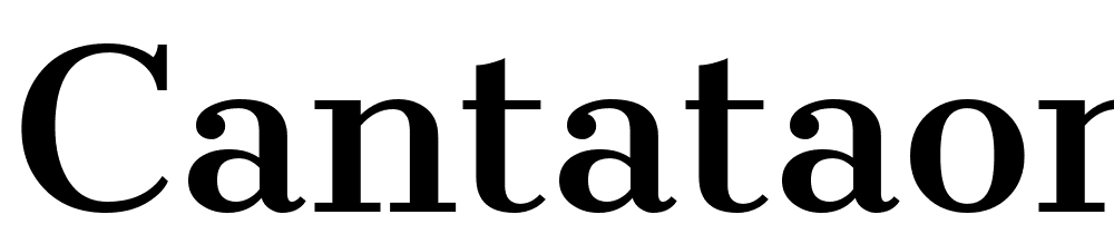 CantataOne-Regular font family download free