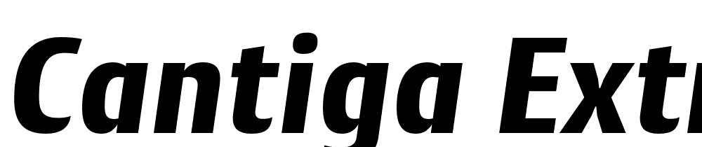 Cantiga-ExtraBold-Italic font family download free