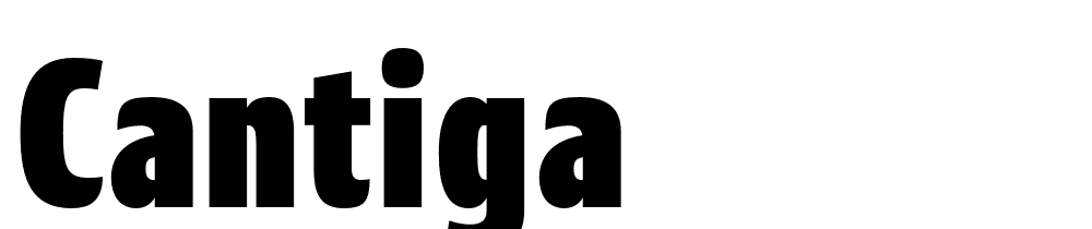 Cantiga font family download free