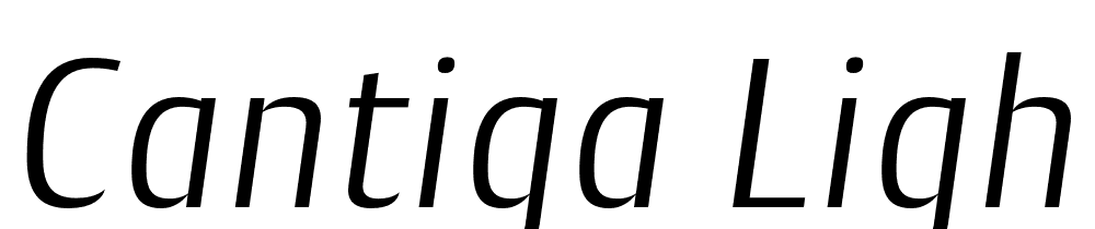 Cantiga-Light-Italic font family download free