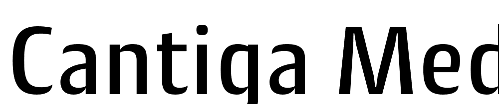 Cantiga-Medium font family download free
