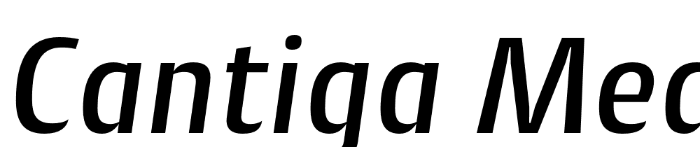 Cantiga-Medium-Italic font family download free