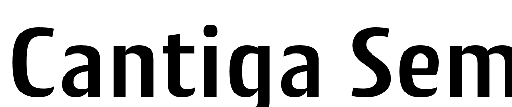 Cantiga-SemiBold font family download free