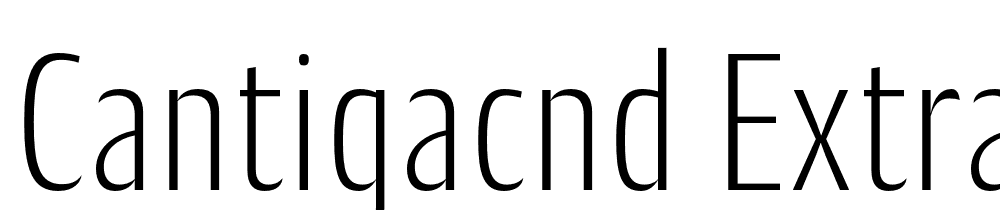 CantigaCnd-ExtraLight font family download free