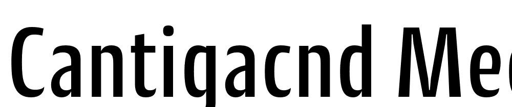 CantigaCnd-Medium font family download free