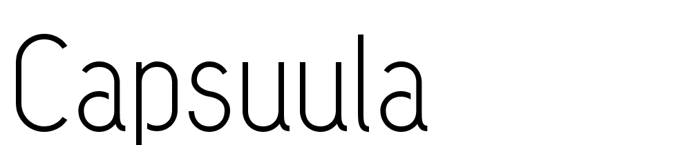 capsuula font family download free