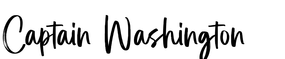 captain-washington font family download free