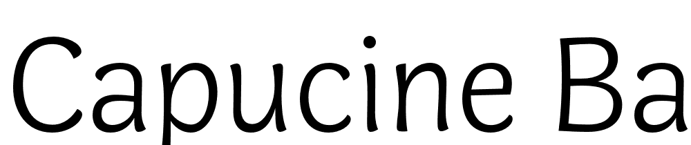 Capucine Basic font family download free