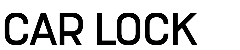 Car-Lock font family download free