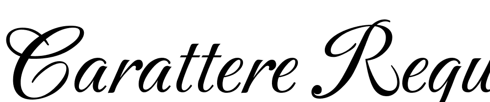 Carattere-Regular font family download free