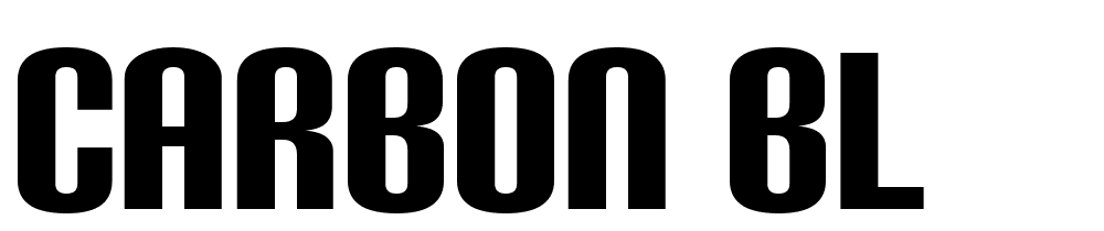 Carbon Bl font family download free