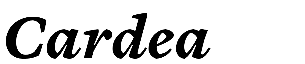 Cardea font family download free