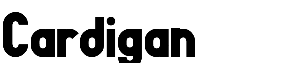 cardigan font family download free