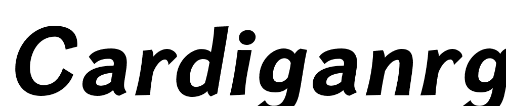 CardiganRg-BoldItalic font family download free