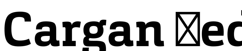 Cargan-Medium font family download free