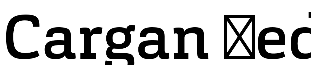 Cargan-Medium font family download free