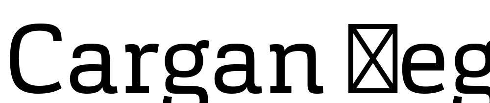 Cargan-Regular font family download free