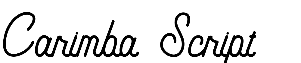 Carimba-Script font family download free