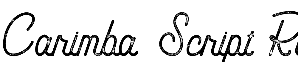 Carimba-Script-Rough font family download free