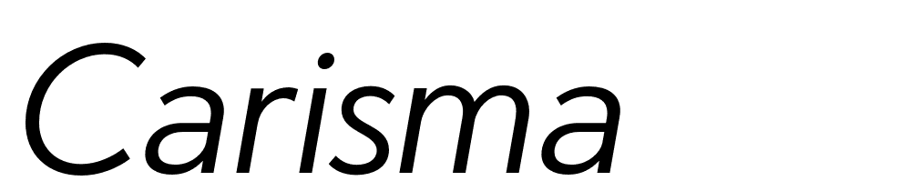 Carisma font family download free