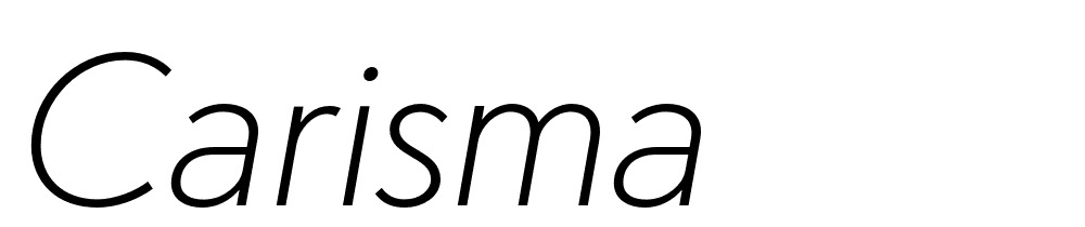 Carisma font family download free