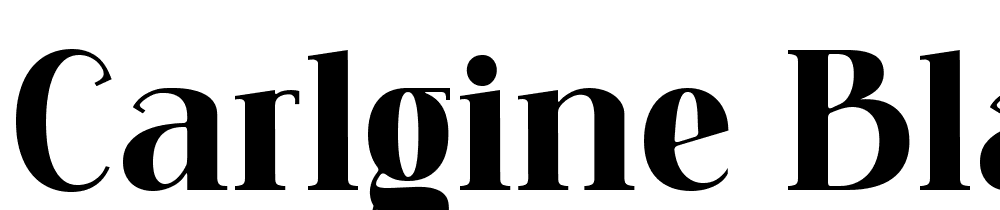 Carlgine-Black font family download free