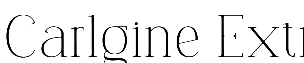 Carlgine-Extra-Light font family download free