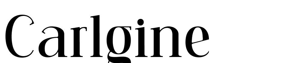 carlgine font family download free