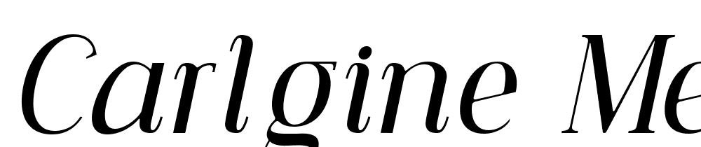 Carlgine-Medium-Italic font family download free