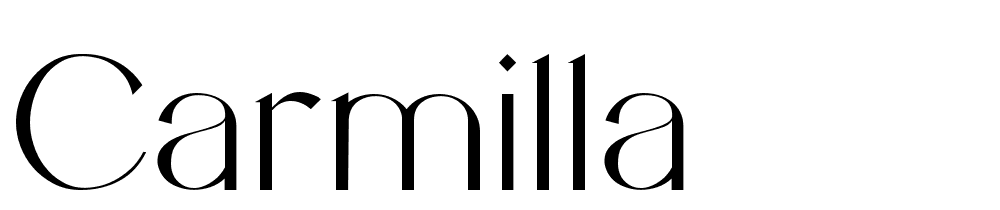 Carmilla font family download free
