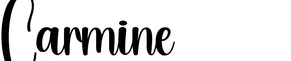 carmine font family download free