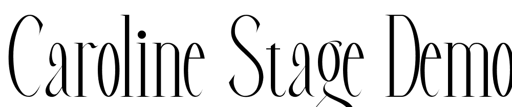 Caroline-Stage-Demo font family download free