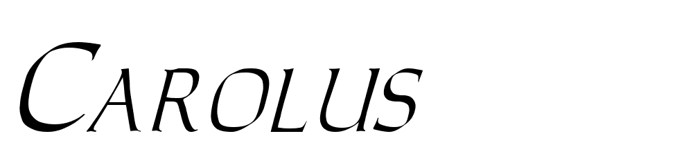 Carolus font family download free