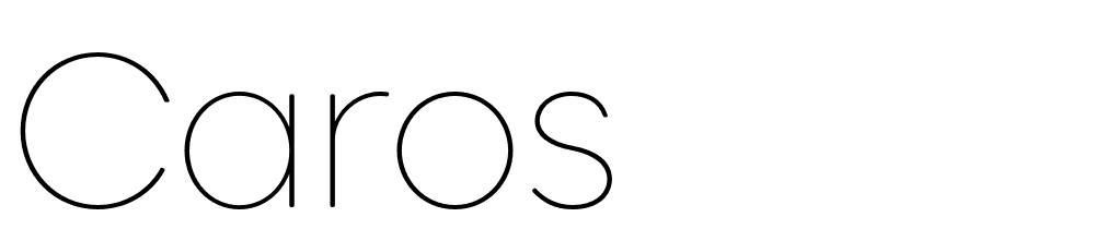 caros font family download free