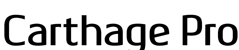 carthage-pro font family download free