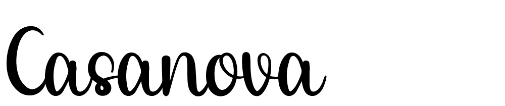 Casanova font family download free