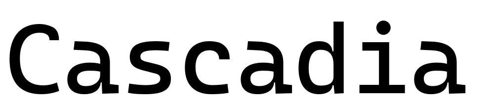 Cascadia-Code font family download free