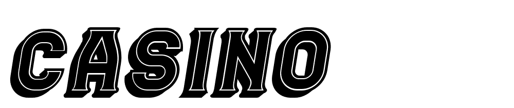 casino font family download free