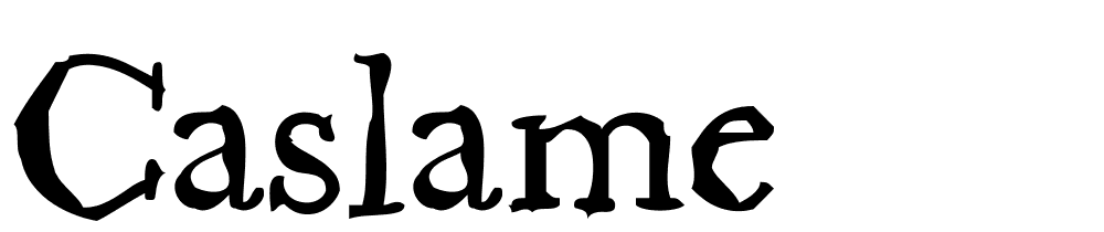 Caslame font family download free