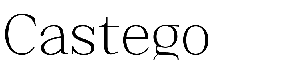 Castego font family download free