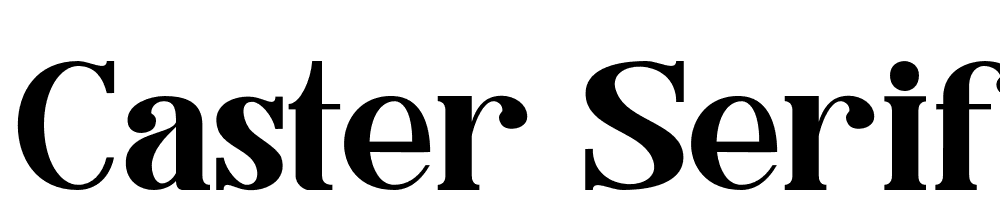 caster-serif font family download free