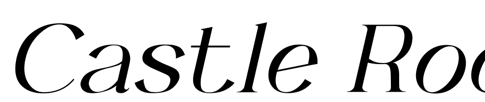 CASTLE-ROCKS-Italic font family download free