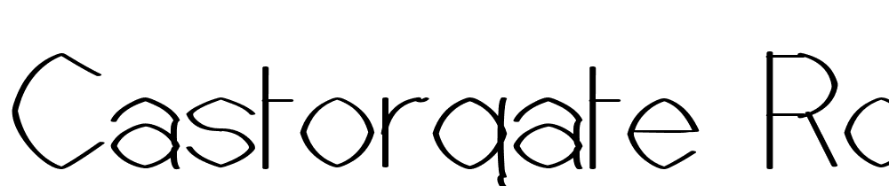 Castorgate-Rough font family download free
