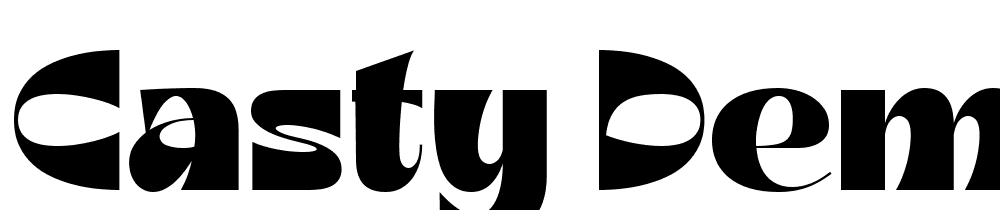 Casty-Demo-Black font family download free