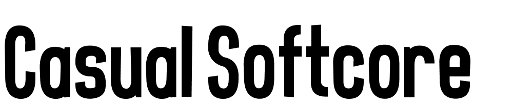 Casual-Softcore font family download free