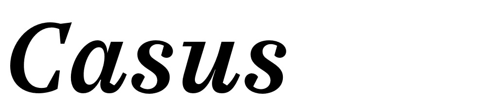 Casus font family download free