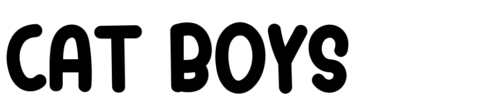 Cat-Boys font family download free