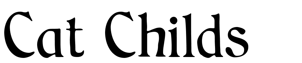 CAT-Childs font family download free