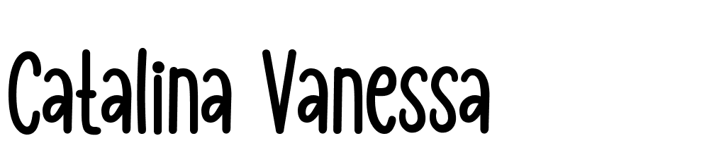 Catalina Vanessa font family download free