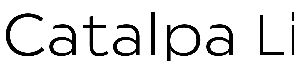 Catalpa-Light font family download free